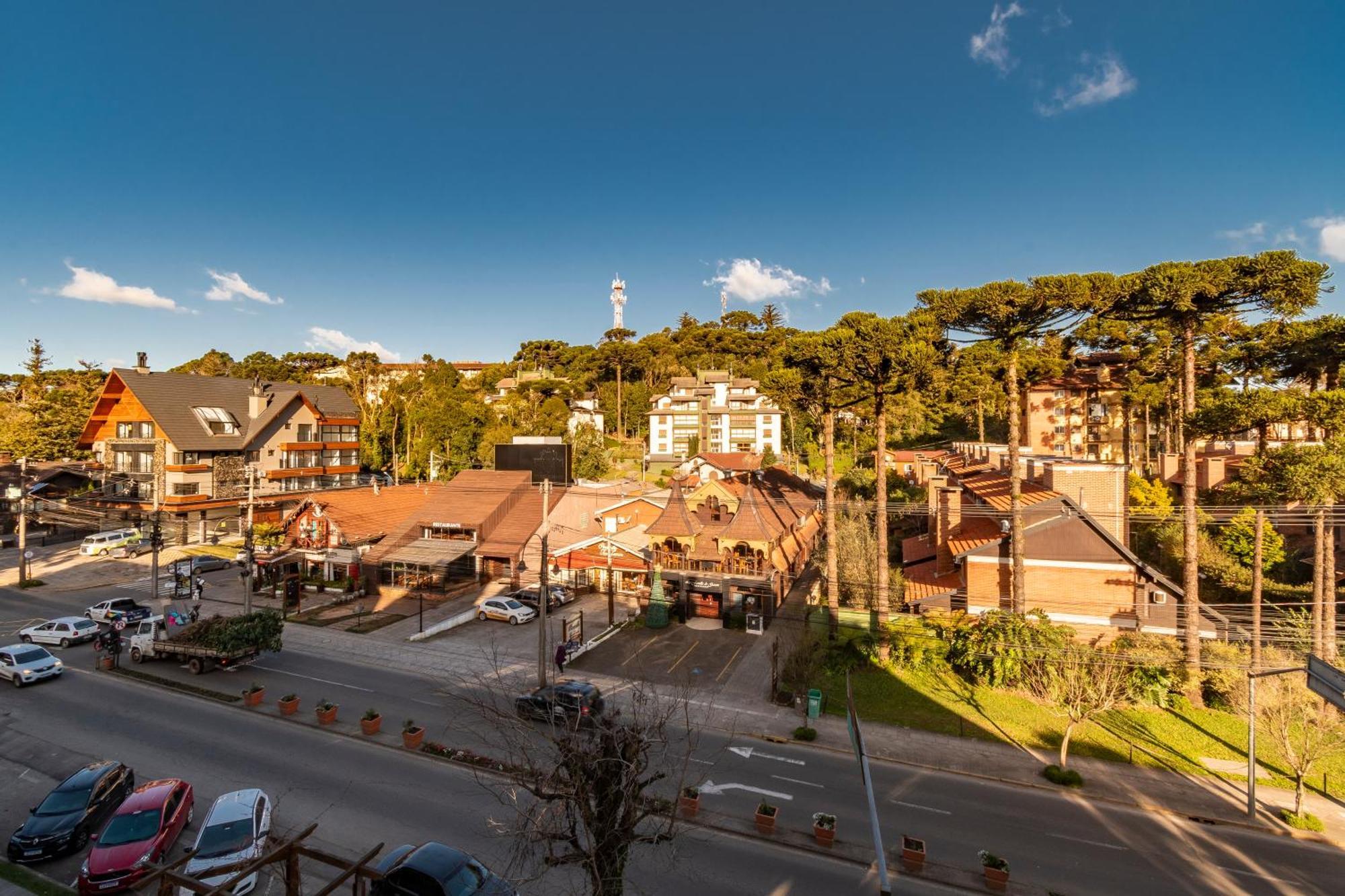 A Apenas 300 Mts Da Rua Coberta, No Exclusivo Via Florida Apartment Gramado Exterior foto