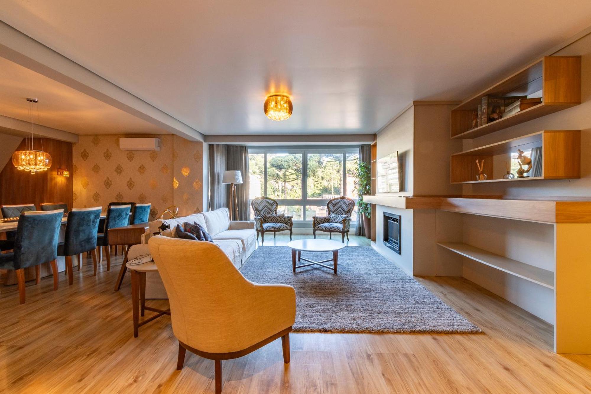 A Apenas 300 Mts Da Rua Coberta, No Exclusivo Via Florida Apartment Gramado Exterior foto