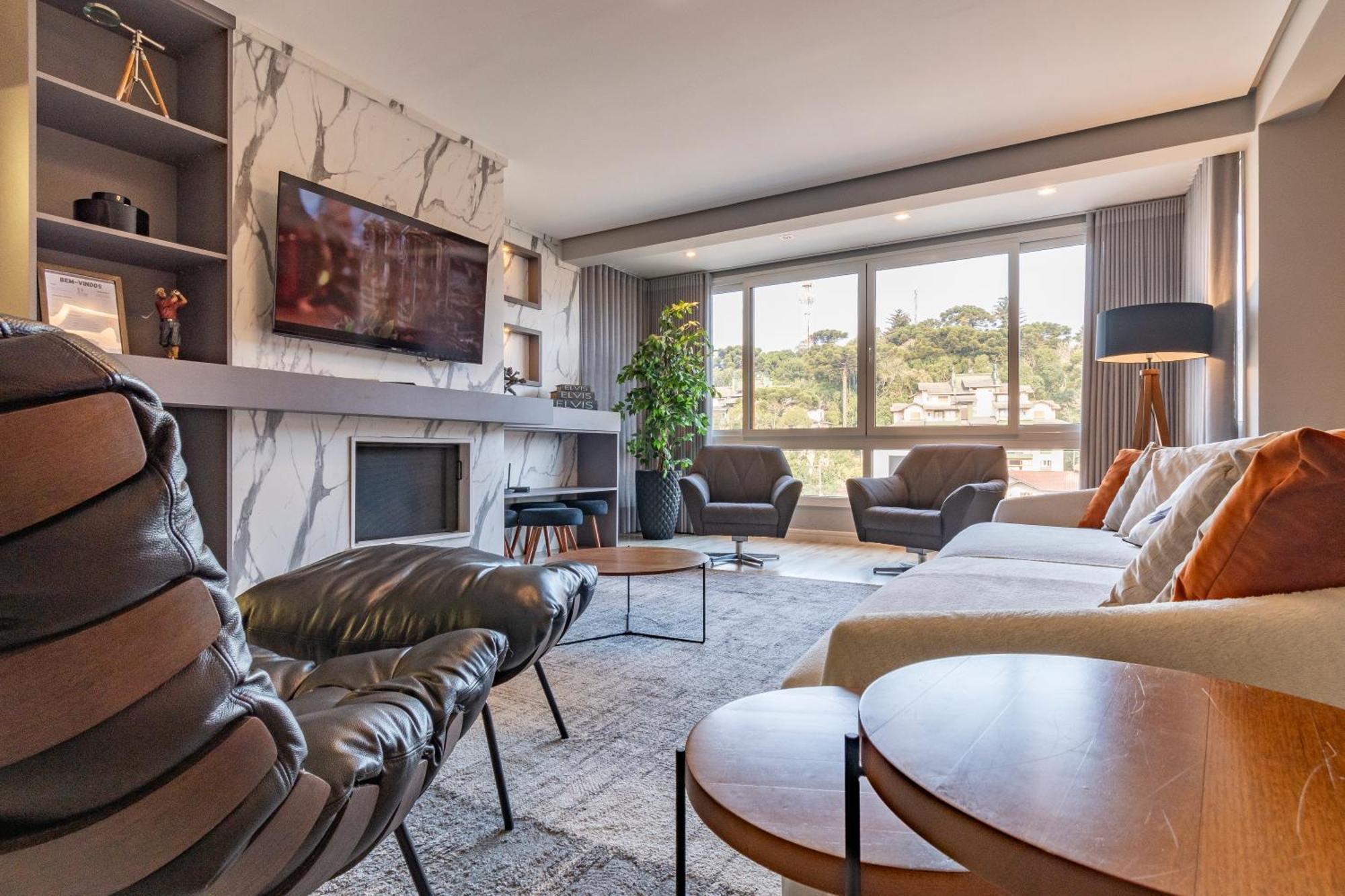 A Apenas 300 Mts Da Rua Coberta, No Exclusivo Via Florida Apartment Gramado Exterior foto